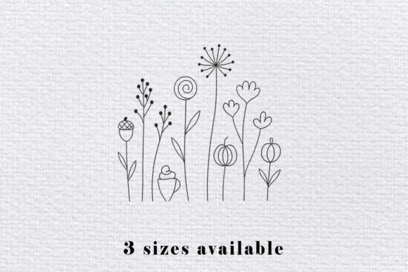 Download Minimal Line Flowers - Flow Collection