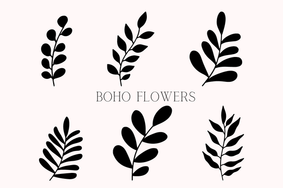 Download Boho Abstract Botanical Leaves Flower - Flow Collection
