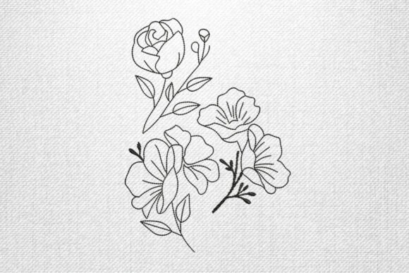 Download Minimal Line Flower - Flow Collection
