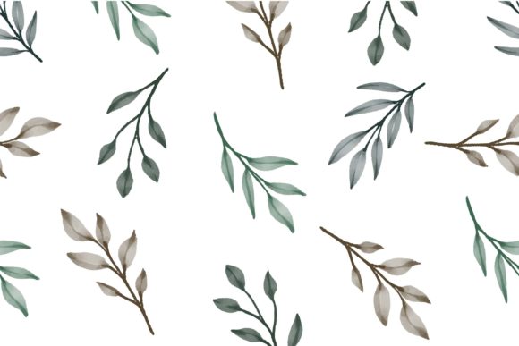 Download Simple Leaves Seamless Pattern - Simple leaves Collection