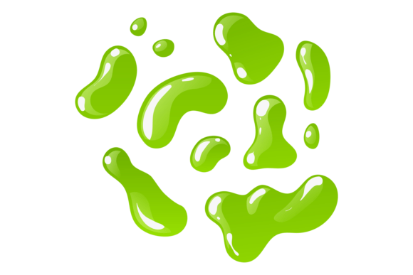 Download Mucus Drops. Jelly Blob. Green Slime Spo - Blob Collection