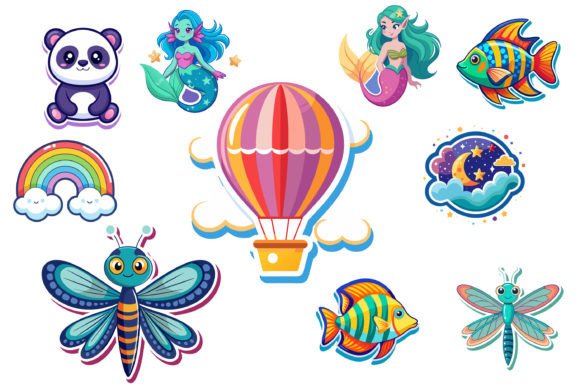 Download Pack of 10+ Beautiful Stickers - Sticker Collection