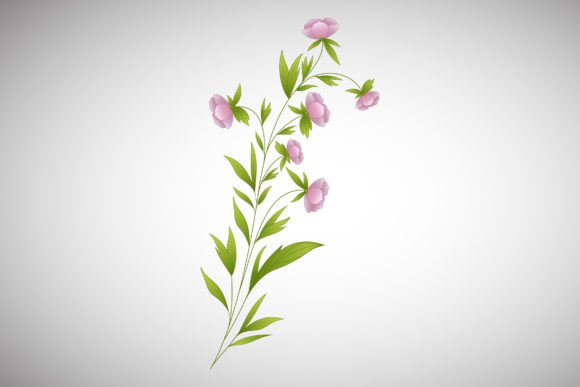 Download Flower Branch, Plant Leaves Illustration - Flow Collection