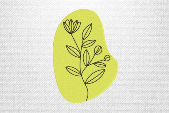 Download Minimal Yellow Line Flower - Flow Collection