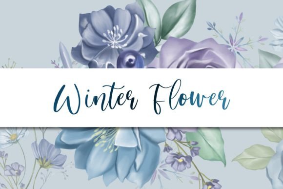 Download Winter Flower Clipart - Flow Collection