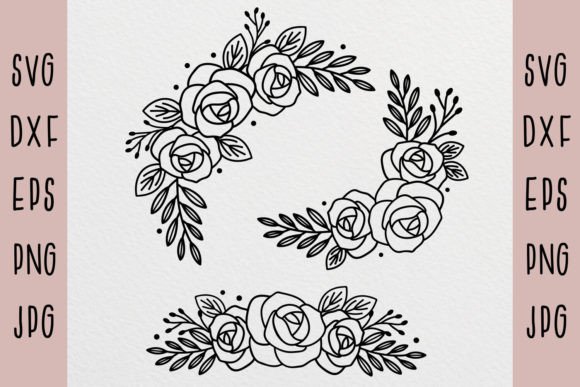 Download Flower Border, Floral Decoration, Roses - Flow Collection