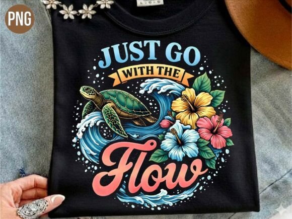 Download Sea Turtle Just Go with the Flow PNG - Flow Collection