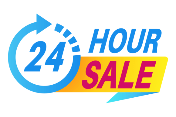 Download 24 Hour Sale Sticker. Offer Time Promo B - Sticker Collection