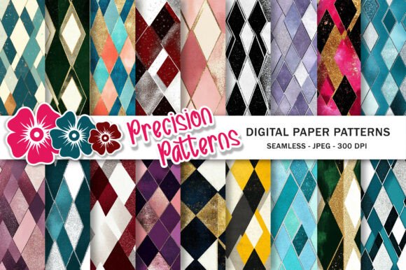 Download Geometric Hanging Diamond Pattern - Premium Bundle
